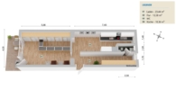 Im Kiez der Schlesischen Straße gelegenes und hervorragend laufendes Frühstücks-Bistro - Grundriss