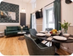 Esszimmer und Wohnzimmer