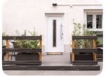 Eingangsbereich mit Terrasse