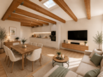 Provisionsfrei- 3-Zi-Neubauwhg., mit Balkon, Erstbezug 2027, Stellplatz dabei, KfW-Förderdarl. mögl. - Wohnzimmer 2 Einrichtungsbsp.